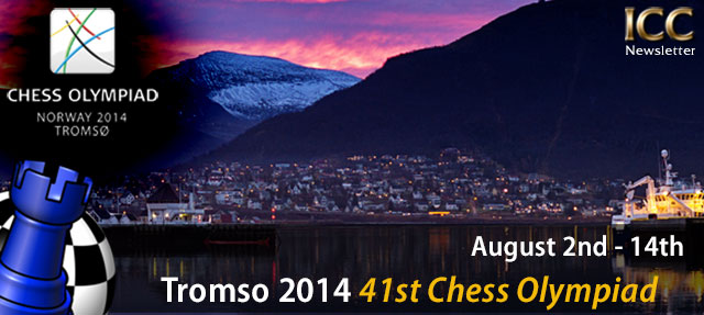 41ª Olimpiada Mundial de Ajedrez - Tromsø (Noruega) - Del 2 al 14 de agosto de 2014