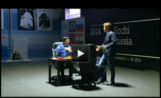 MUNDIAL Sochi 2014: Carlsen-Anand - partida 4 - Vídeo Resumen (GM Miguel Illescas)