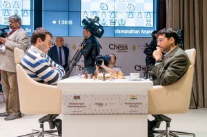 Shamkir Chess 2015. Anand - Mamedyarov