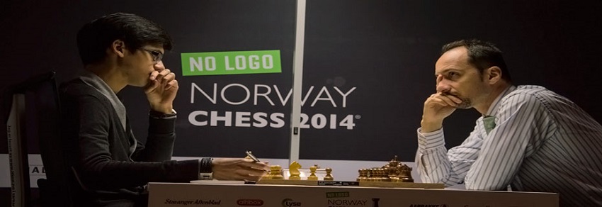 Giri y Topalov en el Norway Chess