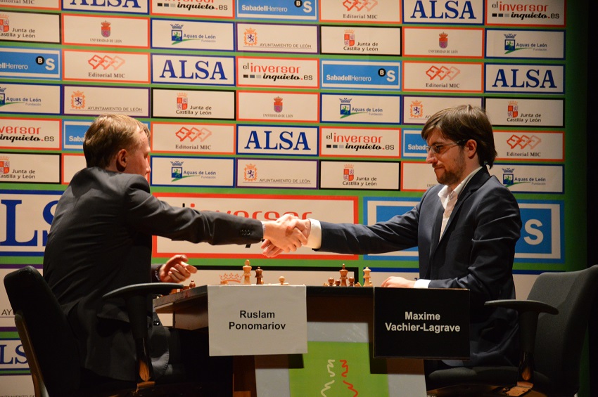 Maxime Vachier-Lagrave se impuso a Ruslam Ponomariov en la primera semifinal