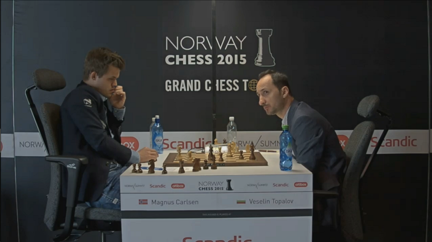 Norway Chess 2015. Carlsen - Topalov