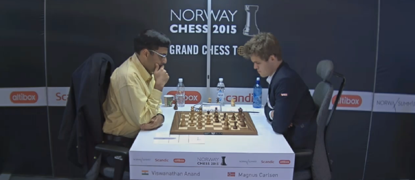Norway Chess 2015. Anand - Carlsen