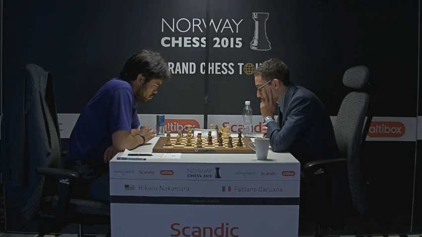 Norway Chess 2015. Hikaru Nakamura - Fabiano Caruana