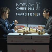 Norway Chess 2015. Magnus Carlsen - Anish Giri