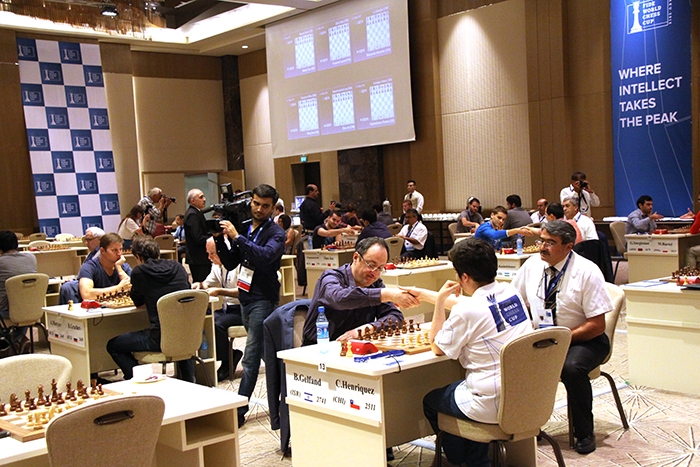 Villagra-Gelfand - R1 World Chess Cup - Bekú, 2015