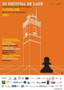 Cartel del III Festival de la Associació d'Escaquistes de Balears 2015