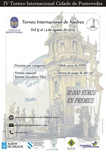 Cartel IV Cidade de Pontevedra